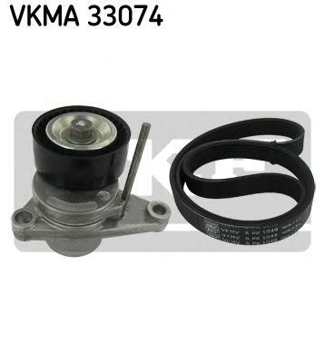 VKMA 33074 SKF Комплект доріжкового ремня (ролик, ремінь)1